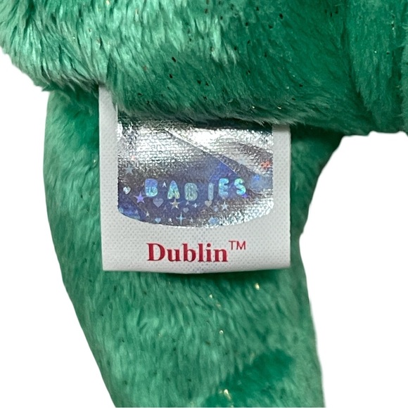 Ty Beanie Babies Green Bear Plush Toy - Picture 4 of 6